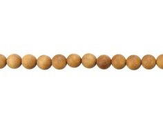 6mm Round Light Brown Sandalwood Scented Mala Bead Strand Mint Fashion, Sandalwood Scent, Gold Caps, Round Light, Crimp Beads, Yoga Jewelry, Mala Beads, Matching Necklaces, Bead Strand