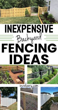 Inexpensive Backyard Fencing Ideas Plus Fence Contractor Hiring Tips Outside Fence Ideas Backyards, Garden Fences And Gates Backyard Ideas, Diy Pool Fence Ideas Cheap, Patio Fencing Ideas, Types Of Fences Backyards, Diy Fencing Ideas, Simple Fence Ideas, Inexpensive Fencing Ideas, Patio Fence Ideas