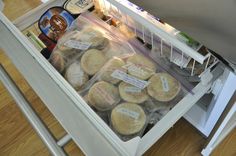 an open refrigerator filled with lots of food