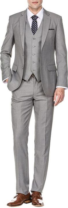 Braveman Premium Slim Fit 3-Piece Suit | Nordstromrack Groom Looks, Rich Fabric, Three Piece Suit, 3 Piece Suits, 3 Piece, Slim Fit