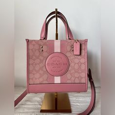 Very Gently Used And In Great Condition. Only Few Little Damage Is Shown In The Pictures! Coach Bags Pink, Bags Pink, Pink Bag, Coach Handbags, Womens Tote Bags, Coach Bags, Tote Bag, Handbags, Pink