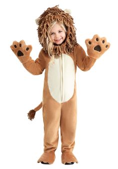 The Lion of the House
Let’s be honest—your toddler's basically a lion already. They roar when they don't get their way, run wild through the house, and have that adorable-but-ferocious energy down pat. So why not make it official with the Toddler Lion Onesie Costume? It's cozy, it's cute, and it's the perfect Made By Us outfit to let your little one fully embrace their inner jungle cat—without the risk of real claws.
Design & Details
This onesie is pure softness, made from 100% polyester minky f Cute Lion Halloween Costumes, Baby Lion Costume Family, Lion Toddler Costume, Baby Lion Costume, Lion Onesie, Paw Hand, Cat Outfit, Pretend Play Costumes, Kids Onesies