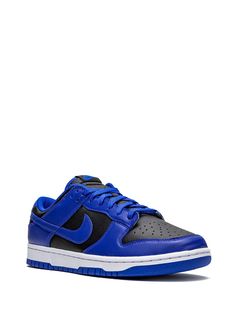 Shop Nike Dunk Low Retro sneakers with Express Delivery - FARFETCH Dunks Blue, Swoosh Logo, Retro Sneakers, Sneakers Blue, Nike Dunk Low, Dunk Low, Nike Dunk, Nike Dunks, Brooks Sneaker