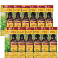 ORS HAIRestore Fertilizing Serum 2 oz - 12 Pack
Intensive herbal-rich treatment serum nourishes and revitalizes to promote healthy hair and scalp.
Step 4 of the HAIRestore™ system designed to help fight hair loss and promote healthy hair growth, this nutrient-rich serum can be added to any haircare routine to help maintain a healthy scalp and create an optimal environment for hair to thrive. Also ideal as a spot treatment to nourish areas prone to thinning caused by braids, extensions and styling.
• Delivers essential vitamins and nutrients to areas experiencing thinning & loss• Nourishes and rejuvenates the scalp• Enhances the scalp's condition for healthier looking hair• Helps create the ideal environment for hair to thrive• Promotes healthy growing hair and healthy scalp• Ideal for natu Braids Extensions, Growing Hair, Beard Wax, Hair Color Remover, Barber Supplies, Bff Drawings, Hair Tape, Promote Healthy Hair Growth, Hair Pomade