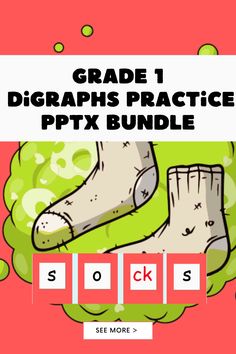 a book cover with the words grade 1 diagrams practice pptx bundle