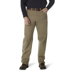 Wrangler Riggs Workwear Mens Carpenter Jeans Pants - Walmart.com Rugged Cotton Bottoms With Standard Cut Leg, Rugged Outdoor Cotton Jeans, Gifts For Woodworkers, Workwear Men, Mens Work Pants, Work Jeans, Tool Kits, Winter Jeans, Mens Workwear