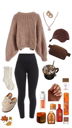 Fall Outfit Inspo | Lululemon Belt Bag | Boston Birkenstock Clog Taupe | Fuzzy Socks | Fall aesthetic | Fall Essentials | Pumpkin Scent | Fall Nails | Hot chocolate Boston Birkenstock, Lululemon Belt Bag, Birkenstock Clog, Preppy Fall Outfits, Clogs Outfit, Trendy Christmas Outfits, Pumpkin Scent, Sock Outfits, Casual Preppy Outfits