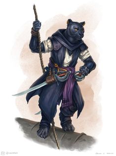 Tabaxi Pirate, Theros Art, Minecraft Origins, Pirate Cat, Dnd Races, One D