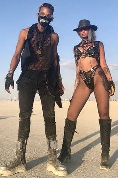 Burning Man Couples Costume, Burning Man Festival Outfits Men, Mens Rave Outfits Men Music Festivals, Burning Man Outfits Male, Techno Rave Outfit Men, Couple Rave Outfits, Male Rave Outfits, Estilo Burning Man, Male Festival Outfits