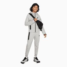 nike-kids-sportswear-tech-fleece-tracksuit-fd3285-063-fd3287-063 Tech Fleece Hoodie, Nike Sportswear Tech Fleece, Kids Sportswear, Nike Tech Fleece, Satin Jackets, Boys Nike, Kids Jordans, Tech Fleece, Nike Kids