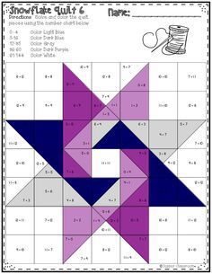 a quilter's square with the instructions for how to make an origami star