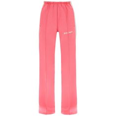 Palm Angels Track Pants In Cotton Blend Jersey With Contrast Side Bands And Logo Lettering Printed At The Front. Straight And Relaxed Cut With Elasticated Waist And Welt Pockets. The Model Is 177 Cm Tall And Wears A Size Xs.Material: 52%Co 48%PlMade In: ItalyColor: PinkCollection: Spring - Summer 2023Pwca061f22fab002 Palm Angels Track Pants, Palm Angels Pants, Track Leggings, Halter Neck Jumpsuit, Orange Leggings, Joggers Track Pants, Pinstripe Pants, Yellow Ties, Classic Suit