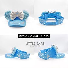 Cinderella Mickey Visor - Mouse Ears Headband – Little Ears Boutique Disney Projects, Disney Ears Headband, Disney Bounding, Mouse Ears Headband, Ears Headband, Daisy Duck, Disney Ears, Minnie Ears, Visor Hats