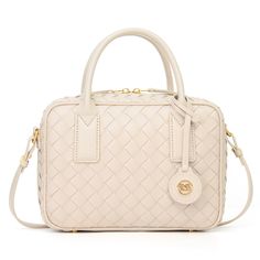 PRICES MAY VARY. [Stylish Woven Top Handle Handbags]: This stylish woven leather purse bag features a beautiful hand-woven look with two types of straps, a top handle and a long crossbody strap. Match with smooth hardware zipper, combined to an ideal trendy purse for daily carrying in the office, party, shopping, travel, vacations, and so on. [Quality Material]: The woven crossbody bags for women is made from high-quality vegan leather(PU), scratch and tear resistance, and durable material that Elegant Satchel With Mobile Phone Bag For Errands, Trendy Purses, Sustainable Accessories, Purse For Women, Trendy Handbags, Crossbody Bags For Women, Top Handle Handbags, Office Party, Leather Weaving