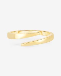 Open Gold Wrap Ring – Ring Concierge Diamond Wrap Ring, Gold Wrap Ring, Ring Concierge, Necklace Length Guide, Bracelet Size Chart, Kids Rings, Gold Wrap, Gold Rings Jewelry, Kids Bracelets