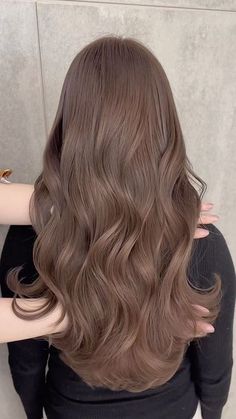 Soft Chocolate Brown Hair Color, Mocha Moose Hair Color, Milky Chocolate Hair, Light Brown Mocha Hair Color, Chocolat Greige Hair Color, Mousse Brown Hair, Milk Chocolate Hair Color With Highlights, Milktea Hair Color For Short Hair, Choco Hair Color