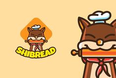 an image of a cartoon character with food on his head and the word shirbread above it