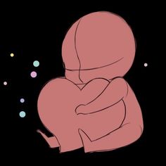 a drawing of a baby wrapped in a blanket with bubbles coming out of its back