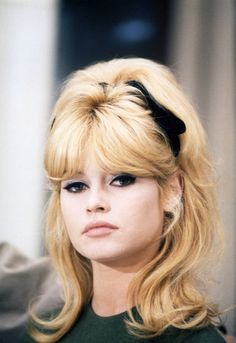 Brigitte Bardot Hair, Bardot Hair, 1960s Hair, 60s Hair, Bridget Bardot, Catherine Deneuve, Retro Hairstyles, Brigitte Bardot, Big Hair