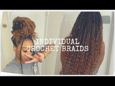 Crotchet Braid Pattern, Crochet Boho Braids, Boho Crochet Braids, Individual Crochet Braids, Bohemian Crochet Hair, Crochet Braid Pattern, Hair Stules, Hippie Braids, Crochet Hairstyles