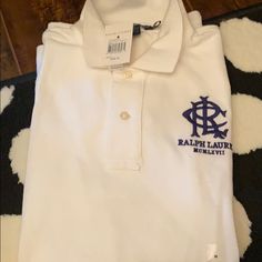 Nwt Ralph Lauren Sport Short Sleeve Polo Size Medium Color White With Blue Embroidery Short Sleeve Collared Top With Two Buttons Ralph Lauren White Preppy Tops, White Preppy Ralph Lauren Tops, Yellow Polo Shirt, Fall Flannel, Polo Women, Collared Top, Ralph Lauren Sport, Ralph Lauren Women, Blue Embroidery