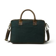 Trustpilot This Canvas green briefcase is made of durable canvas and top-quality buffalo leather. Handcrafted by talented craftsmen to ensure minute details and precision. The high-density canvas is made of pure cotton, crafted with a tight double-knit weave, it's strong, hard-wearing, and scratch-resistant. The high-quality brass hardware is used to make it durable and stylish at the same time. This canvas briefcase is lightweight and practically comfortable while traveling. Salient Features Ha Green Canvas Satchel, Leather Briefcase With Canvas Lining, Rectangular Waxed Canvas Briefcase With Luggage Sleeve, Classic Briefcase In Waxed Canvas With Luggage Sleeve, Business Briefcase In Waxed Canvas With Luggage Sleeve, Business Briefcase With Luggage Sleeve In Waxed Canvas, Canvas Satchel Briefcase With Luggage Sleeve, Classic Canvas Briefcase With Leather Handles, Classic Green Satchel With Leather Handles