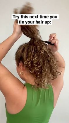 Best Updos For Curly Hair, Curly Hair Updo Medium Length, Simple Updos For Medium Curly Hair, Styled Curls Hairstyles, Blonde Curly Hair Updo, Updos For Permed Hair, Up Hair Styles Curly Hair, Lounging Hairstyles, Easy Updos For Long Thick Curly Hair