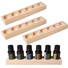 PRICES MAY VARY. Show Your Collection - Large enough to store and display all of your essential oils, Ideal wood holder for presentation. 4 Pcs 6 slots Holders have no lids so oils are easily accessible and usable while being safely stored. Reliable Quality - 100% hand crafted, Made of quality natural wood material. Delicately process, with beautiful natural wood grain retained. It is sturdy, Effortlessly protect and organize your essential oil collection. Multiple Usage - These storage organize Essential Oil Display, Oil Display, Essential Oils Collection, Wooden Organizer, Gift Presentation, Essential Oil Storage, Wood Rack, Home Fragrance Accessories, Cosmetic Display