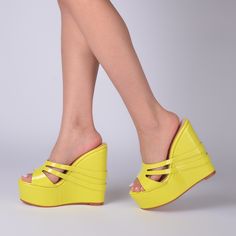 Spring High Heel Wedge Sandals With Thick Bottom, Bold Platform Wedge Sandals, Bold Platform Wedge Sandals For Summer, Bold Summer Platform Wedge Sandals, Fitted Synthetic Wedge Sandals, Bold Platform Wedge Heel Sandals, Chic Wedge Heels With Thick Bottom, Bold Platform Wedge Heel Heels, Bold Platform Heels With Wedge Heel