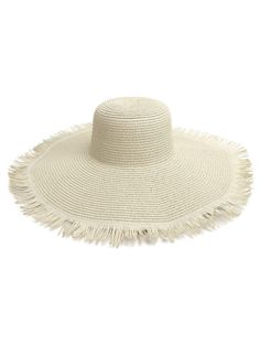 The802Gypsy Accessories/HATS White / FREEZE GYPSY GIRL-Large Brim Beach Hat Flowy Sundress, Straw Hat Beach, Trendy Beach, Blue Zones, Acrylic Fiber, Sunny Beach, Woman Weaving, Beach Vacations, Pool Parties