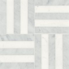 marble tiles with white and grey stripes on them