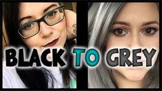 How To Dye Your Hair Gray Silver At Home, Black Hair To Grey Transition, How To Dye Black Hair Blonde, Grey Silver Hair Color, Grey Hair Dye Ideas, Silver Hair Dye Ideas, Stripping Black Hair Dye, Dye Hair Gray, How To Get Silver Hair At Home