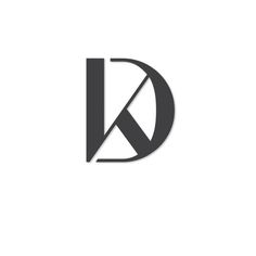 the letter d is made up of black and white letters, which appear to be overlapping