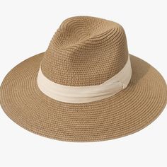 Women Wide Brim Straw Panama Roll Up Hat Fedora Beach Sun Hat Upf50+ Never Worn! Super Durable And Packable Without Getting Misshapen. Recommended By Many Of My Friends. I Have A Large Head And This Was Too Small. Picture Of The Dimensions Included. Please Let Me Know If You Have Any Questions! Beige Lightweight Panama Hat For Beach Season, Lightweight Beige Panama Hat For Beach Season, Khaki Beach Hats For Spring, Beige Summer Panama Hat For Vacation, Summer Wide Brim Khaki Hat, Khaki Lightweight Beach Hat, Lightweight Khaki Summer Hat, Beige Beachy Panama Hat For Beach Season, Beachy Beige Panama Hat For Beach Season