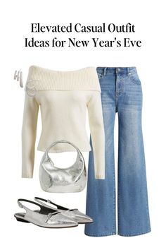 Heading to a laid-back New Year’s gathering? Opt for a casual yet chic sweater paired with your favorite jeans. This easy outfit idea focuses on comfort without sacrificing style, making it perfect for ringing in the new year with friends. Check out our top picks for simple yet stylish looks!