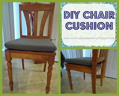 the chair cushion is upholstered on the back of the chair, and it's attached to the side of the chair