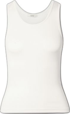 Elegant Sleeveless Seamless Tank Top, Elegant Sleeveless Tank Top With Seamless Construction, Elegant Stretch Cami Vest, Fitted Seamless Tank Vest, Elegant Stretch Tank Vest, Elegant Sleeveless Seamless Camisole, Elegant Elastane Tank Top, Elegant Fitted Seamless Tank Top, Elegant Scoop Neck Tank Top With Minimal Stretch