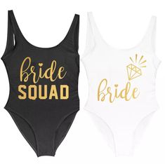 Bride Swimsuit, Bride swimwear, Bride bathing suit, Bride One piece white swimsuit Bride Squad Swimsuit, Squad Swimsuit, Bride Bathing Suit, Beach Bach, Bachelor Parties, Party Women, Beach Dresses Summer, Party Suits, Bride Squad