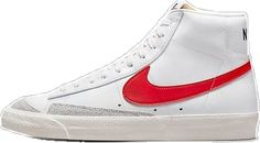 Retro Nike High-top Sneakers With Gum Sole, Nike Retro High-top Sneakers, Retro High-top Sneakers With Vulcanized Sole For Sports, Vintage Nike High-top Sneakers With Vulcanized Sole, Blazer Mid 77 Vintage, Nike Blazer Mid 77, 95 Nike, Nike Blazer Mid, Nike Blazers Mid