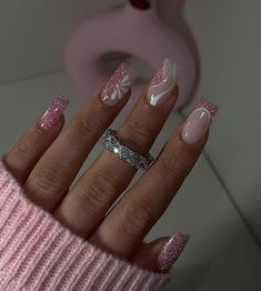 Spring Acrylic Nails, Hard Nails, Dope Nail Designs, Fall Acrylic Nails, Cute Summer Nails, Christmas Nails Acrylic