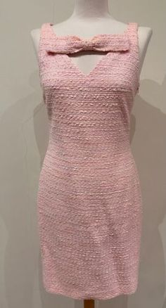 Boutique Moschino pink tweed shift dress size 8 IT40 | eBay Fitted Sleeveless Tweed Mini Dress, Pink Fitted Tweed Dress For Parties, Tweed Midi Dress For Party, Elegant Pink Sleeveless Tweed Dress, Fitted Pink Tweed Dress For Party, Chic Pink Mini Tweed Dress, Chic Pink Sleeveless Tweed Dress, Chic Pink Mini Length Tweed Dress, Chic Pink Tweed Party Dress