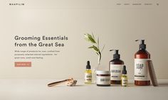 the website is designed to look like it has been made with natural ingredients for its products