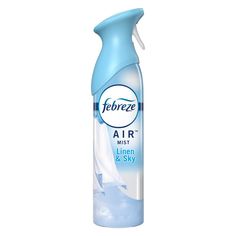 a bottle of air freshener on a white background