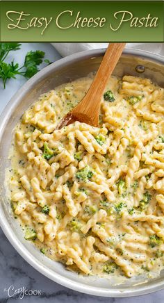 cheese pasta with broccoli in a creamy cheese sauce Broccoli Cheese Sauce, Gemelli Pasta, Cheese Sauce For Broccoli, The Cozy Cook, Delicious Broccoli, Cozy Cook, Cheese Pasta Recipes, Lemon Chicken Soup, Meatless Meal