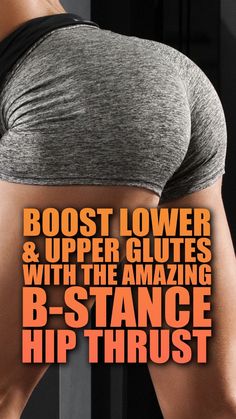 Strengthen your glutes with B-Stance Hip Thrust variations! This powerful exercise targets both upper and lower glutes, delivering amazing results when done with proper form. Perfect for your next glute training session to grow a bigger, stronger booty! Stairmaster Benefits, Lower Glutes, Upper Glutes, Single Leg Hip Thrust, Glute Training