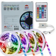 the kit includes four different colors of lights