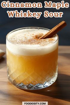 Cinnamon Simple Syrup Cocktails, Fall Drinks With Whiskey, Thanksgiving Whiskey Sour, Tennessee Whiskey Cocktails, Spiced Bourbon Cocktail, Lemon Whiskey Cocktail, Maple Drinks Cocktails, Salty Caramel Whiskey Drinks, Winter Whiskey Sour