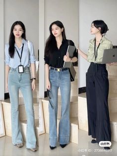 #fashion #fashionweekoutfit #fashionoutfit #fashioninspo #fashionstyle #fashionblog #fashionweekdresstoimpress #fashionshow Corp Core, Corporate Girlie, 2024 Fits, Classy Fashion Style, Smart Casual Women Outfits, Elegance Dress, Korean Fits, Outfit Korean Style, Mix Colour