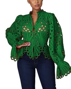 PRICES MAY VARY. Material: 60% Polyester, 20% cotton, this cutes tops is made of lace, a trendy going out tops for women, also a sexy tops for women, white button down shirt women, sexy ruffled top, women black tops and blouses plus size, women white long sleeve shirts blouse, cute tops for women, bell sleeve tops for women, lace tops for women, spring tops womens 2024, a good choice for date night outfit for women! Design: This white blouse for women is featured with flare long sleeve/bell slee Lace Summer Tops, Coordinates Outfits, Women Fall Tops, Flare Shirt, Womens Tops Dressy, Trendy Tops For Women, Flare Long Sleeve, Summer Lace, Ruffle Long Sleeve