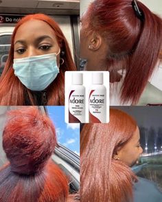 Afro Hair Dye, Adore Hair Dye, Ginger Hair Dyed, Cinnamon Hair, Boosting Confidence, Girl Hair Colors, Cute Hair Colors, Brown Hair Dye, Dyed Blonde Hair